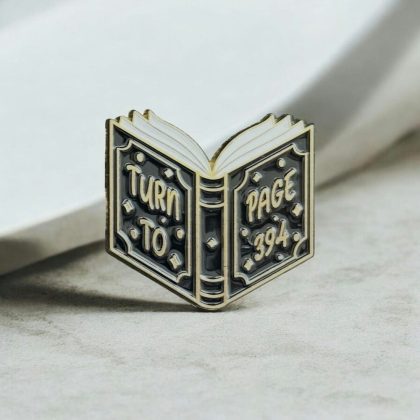 Пін Turn To Page 394 (Гаррі Поттер), метал