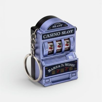 Брелок інтерактивний Casino Slot, бузковий, пластик