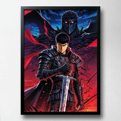 Постер Гатс Berserk, ПВХ