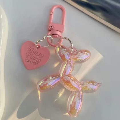 Брелок Balloon Dog світло-рожевий, пластик